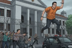 Terdakwa Hukuman Mati Kabur Usai Sidang di Lubuk Pakam