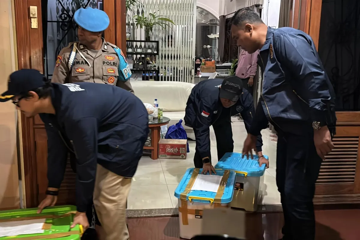 Penyitaan barang bukti TPPU