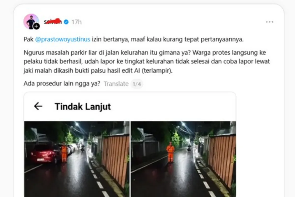 Jaki dibalas Gambar AI