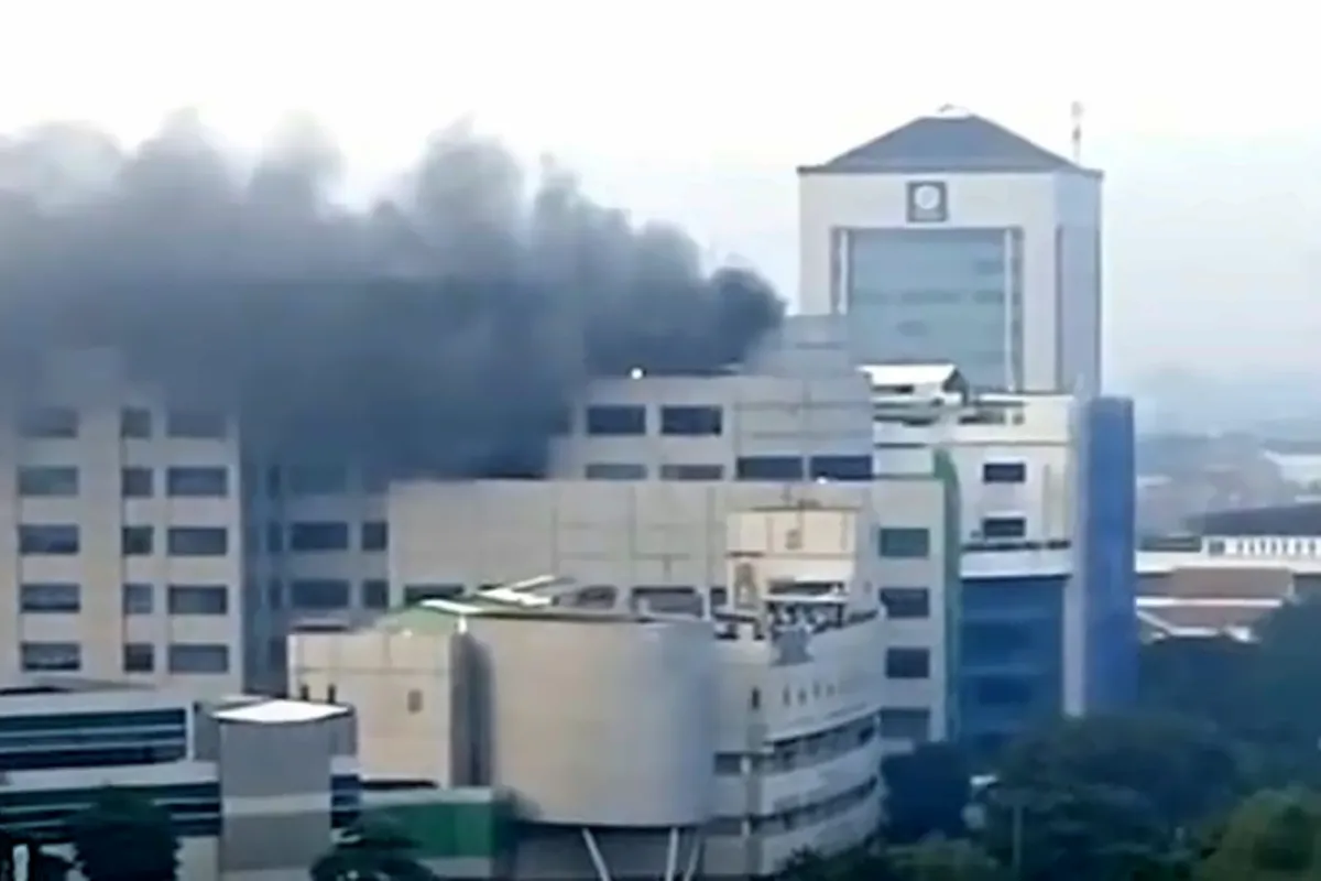 Kebakaran RSUD Dr Soetomo Surabaya
