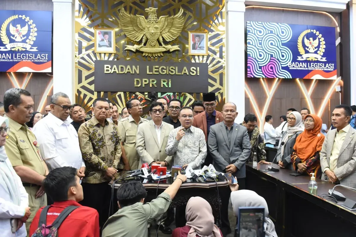 Konferensi Pers Badan Legislatif DPR RI UU PPRT