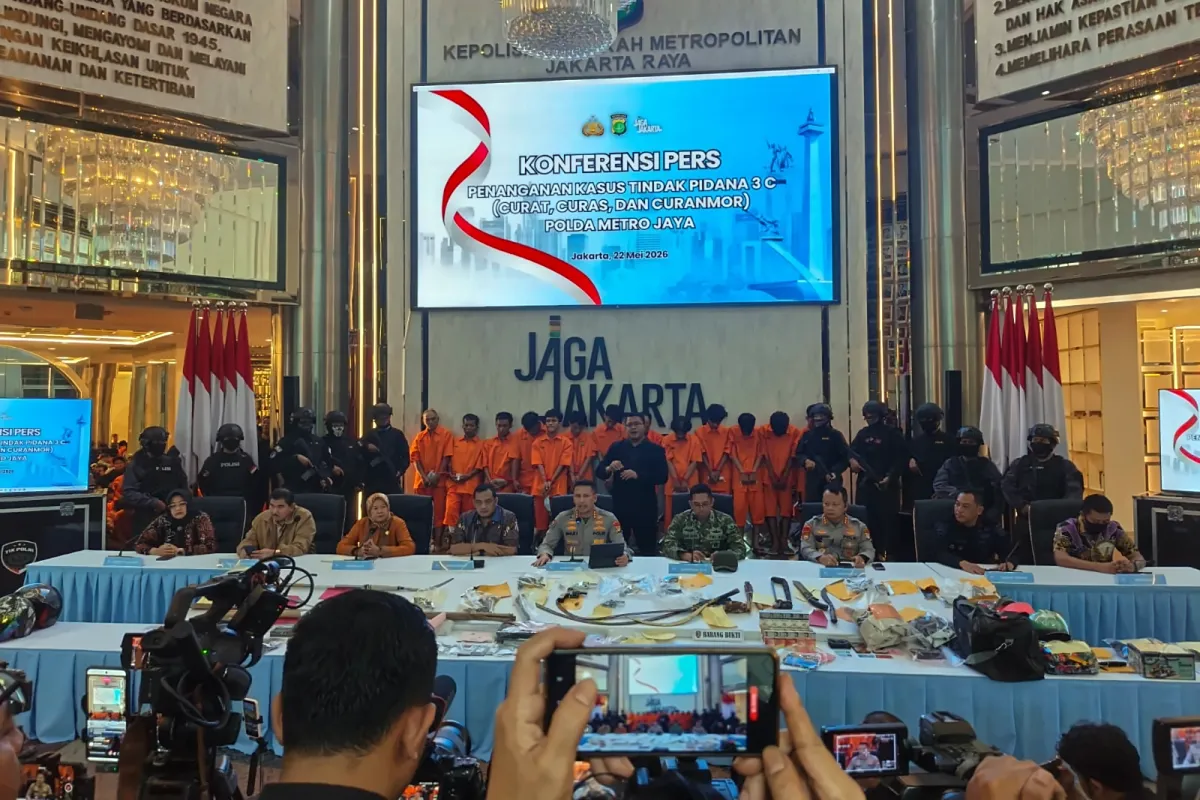 Konferensi Pers Polda Metro Jaya