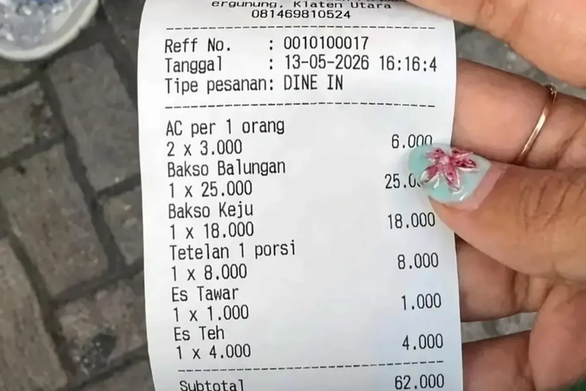 Struk Bakso Klaten