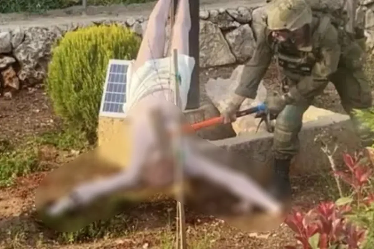 Tentara Israel menghancurkan patung Yesus di Lebanon